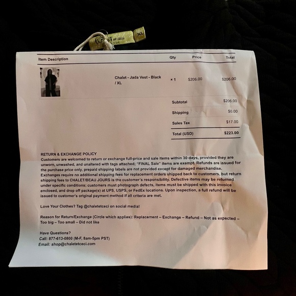 Jada vest - Picture 5 of 7